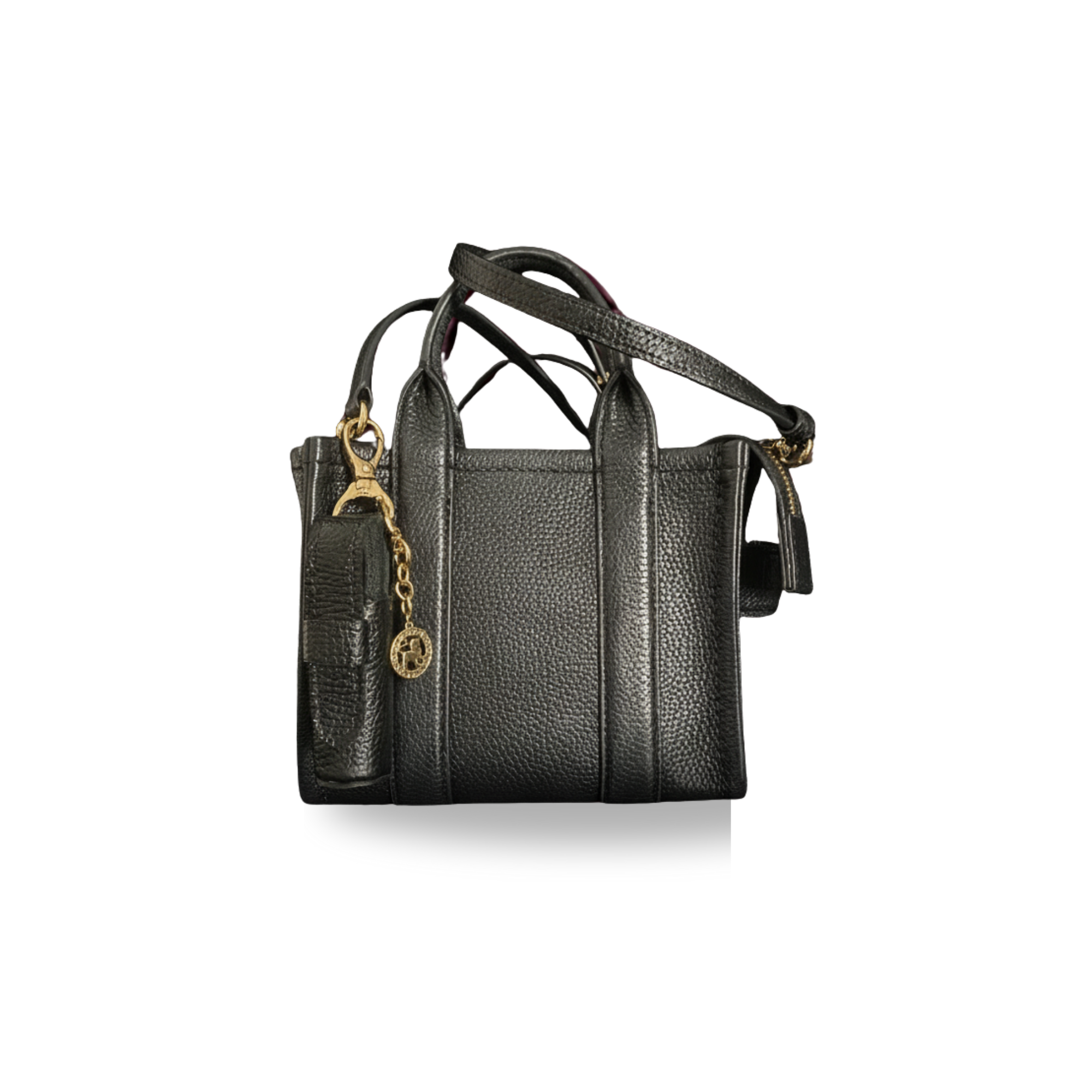 Leather Lipstick Holder with Zodiac Sign Charm