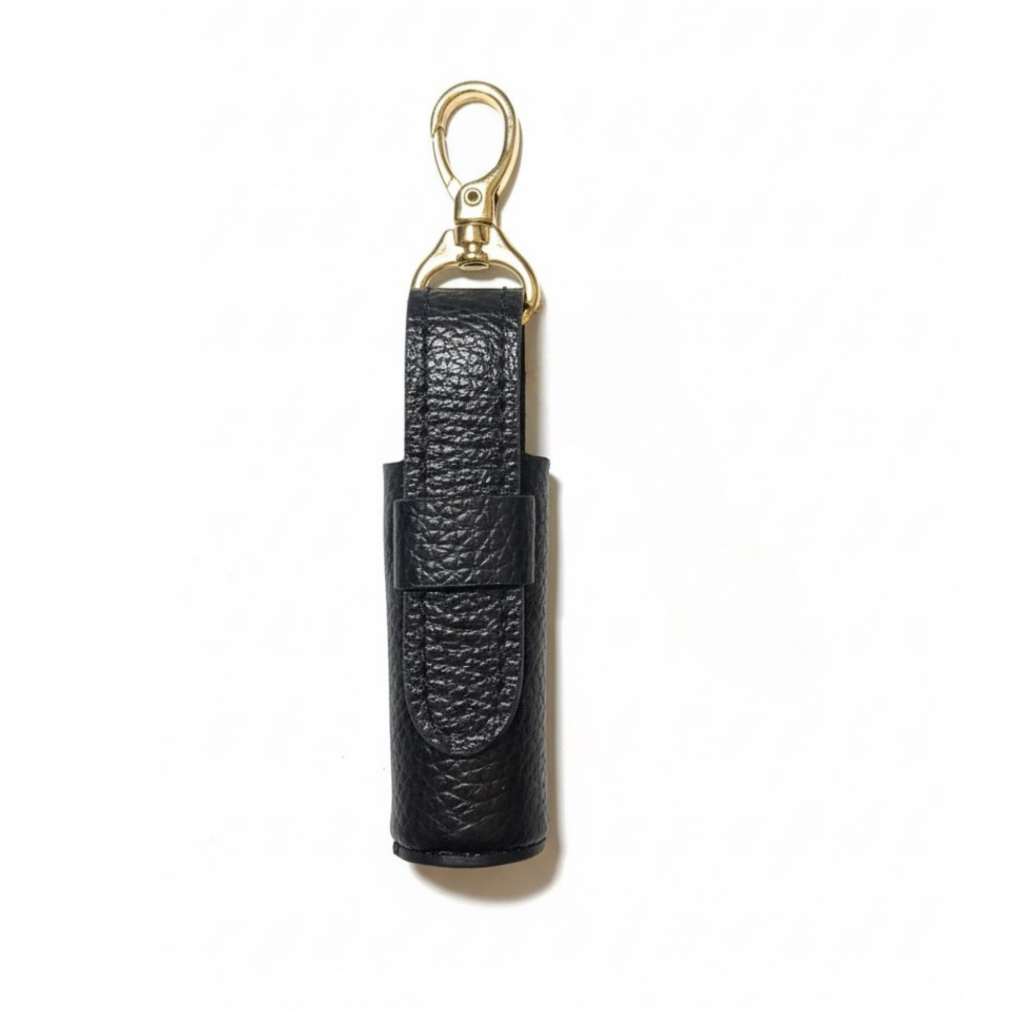 Leather Lipstick Holder Keychain